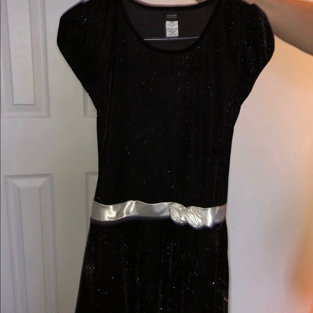 Black shiny Holiday Dress